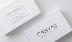 Business Card Design by Amy Curley for Canvas Interior Design | Design: #7889448