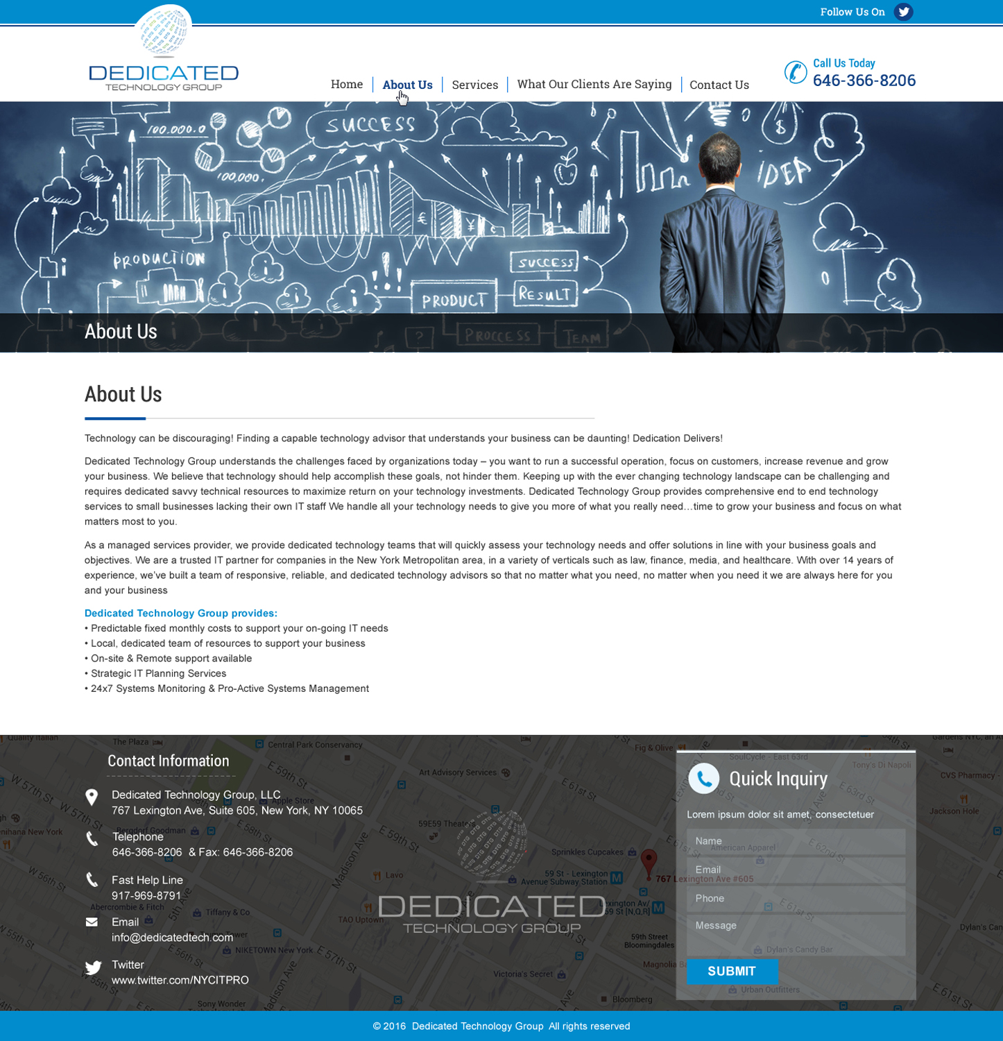 Web Design by HarmiDesigning for Dedicated Technology Group | Design #9253338