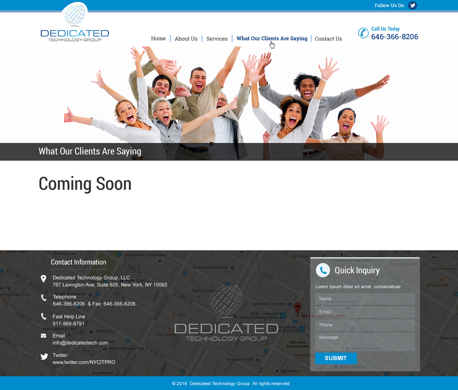 Web Design by HarmiDesigning for Dedicated Technology Group | Design #9253339