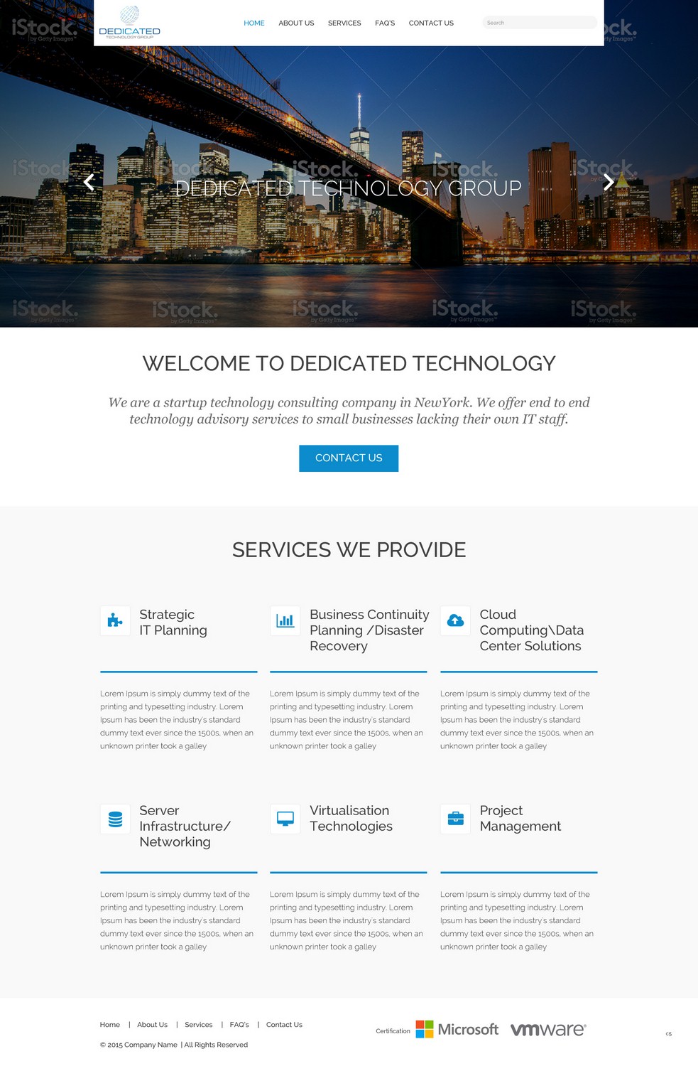 Web Design by pb for Dedicated Technology Group | Design #7808524