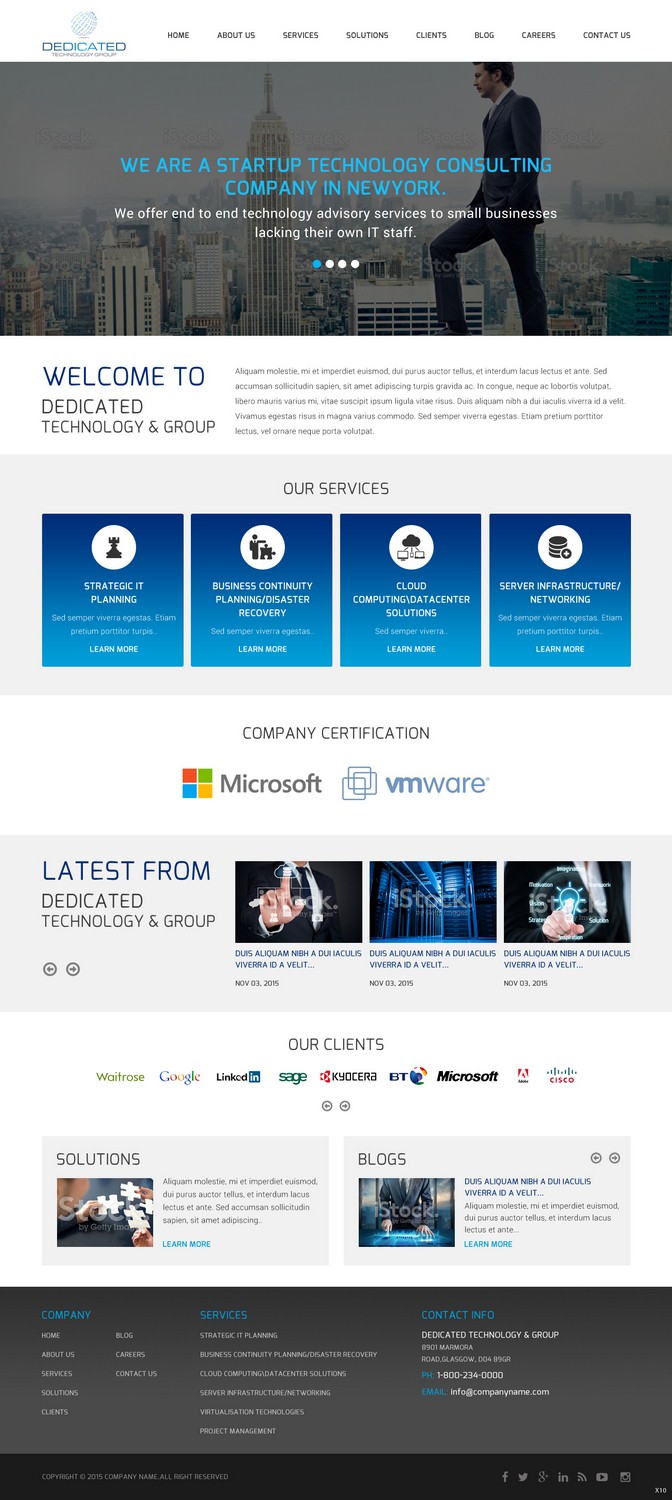 Web-Design von pb für Dedicated Technology Group | Design #7808525