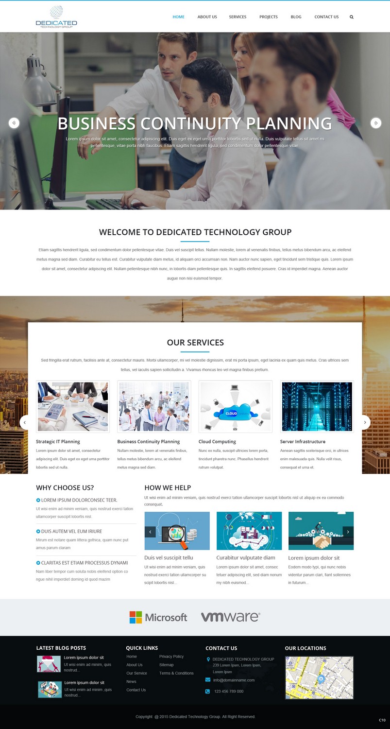 Web-Design von pb für Dedicated Technology Group | Design #7808529