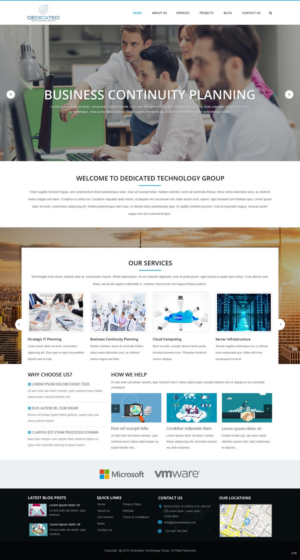 Web-Design von pb für Dedicated Technology Group | Design: #7808529