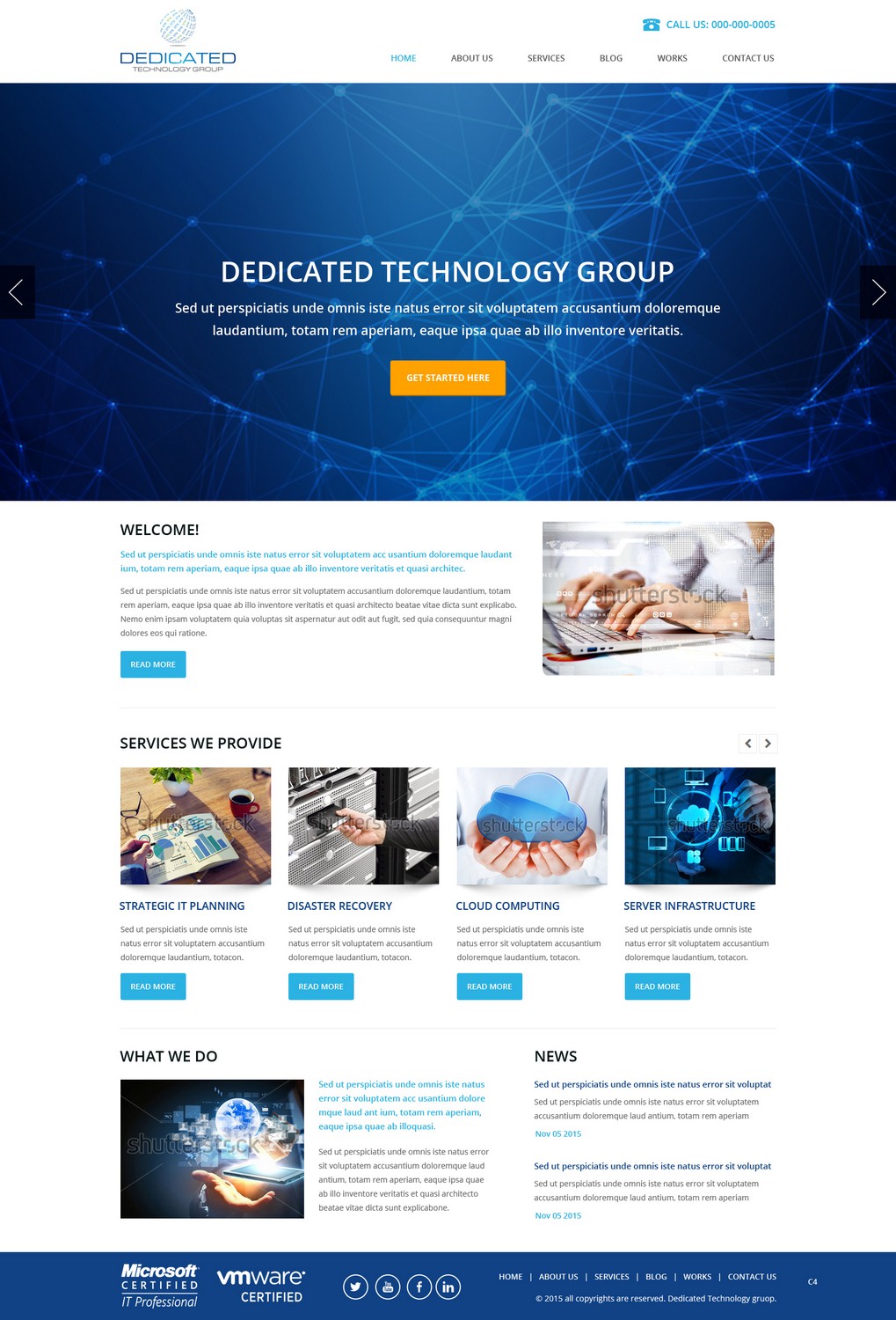 Web-Design von pb für Dedicated Technology Group | Design #7808535