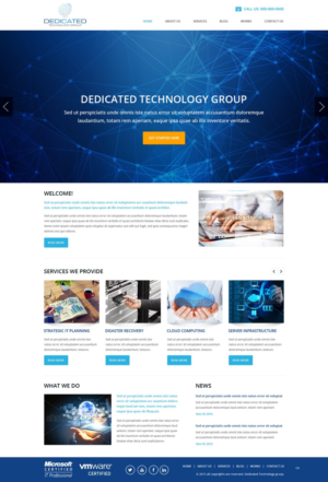 Web-Design von pb für Dedicated Technology Group | Design: #7808535