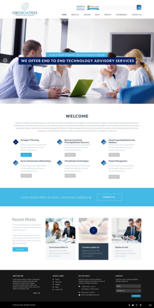 Web-Design von pb für Dedicated Technology Group | Design: #7808537