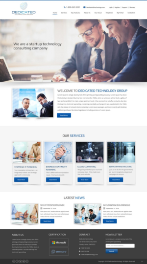 Web-Design von pb für Dedicated Technology Group | Design: #7808538