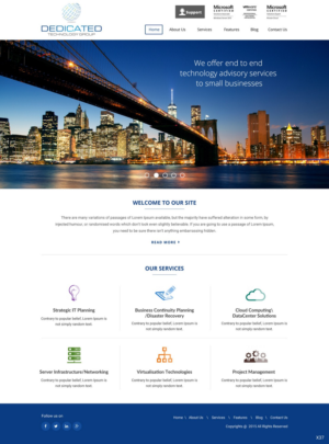 Web Design by pb for Dedicated Technology Group | Design: #7940715