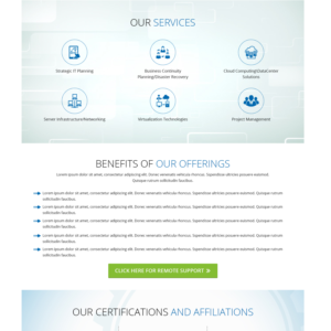 Web-Design von Shaurya Arts für Dedicated Technology Group | Design: #7806335