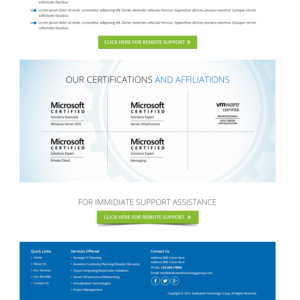 Web Design by Shaurya Arts for Dedicated Technology Group | Design #7806336