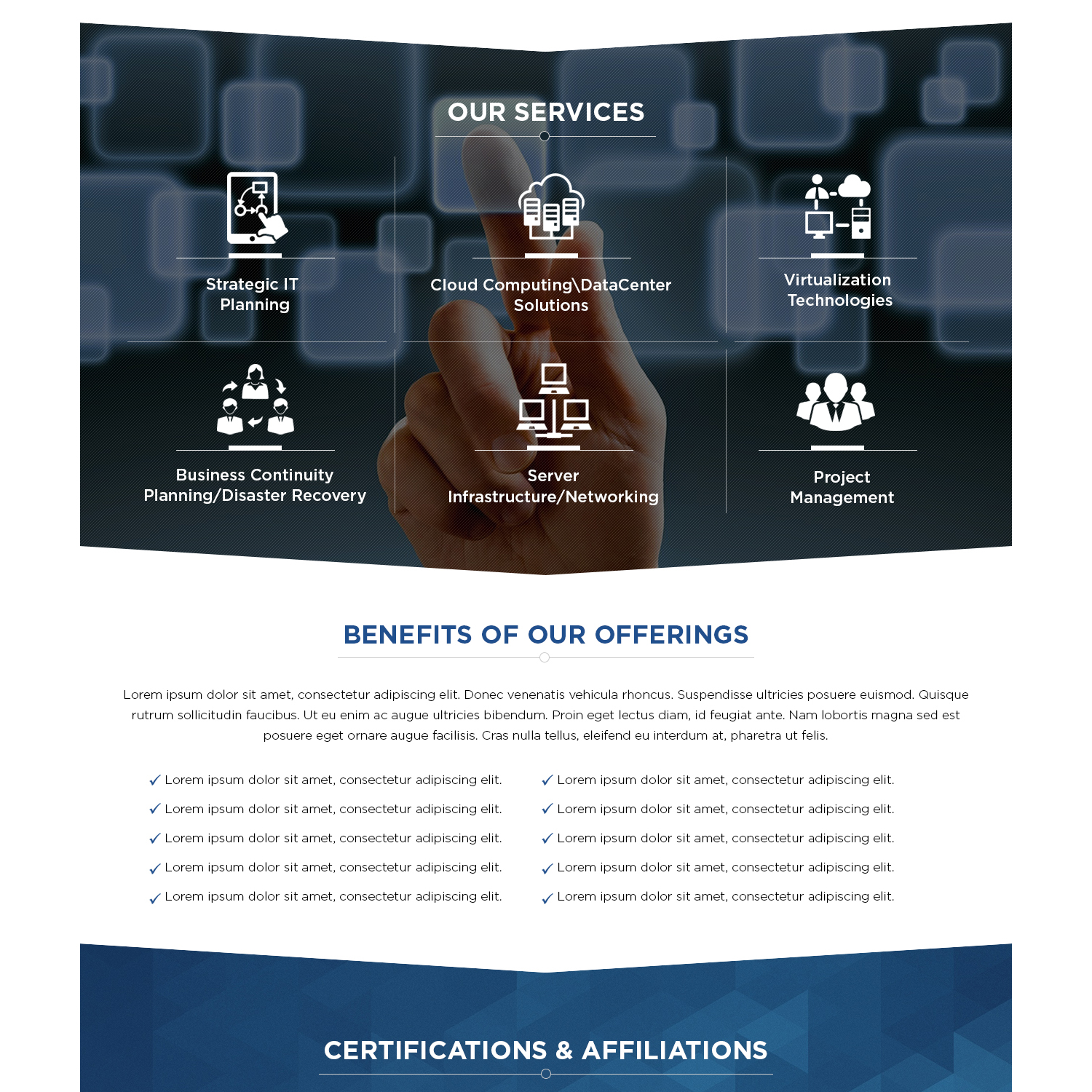 Web Design by Shaurya Arts for Dedicated Technology Group | Design #7824101