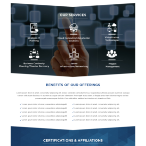 Web-Design von Shaurya Arts für Dedicated Technology Group | Design: #7824101