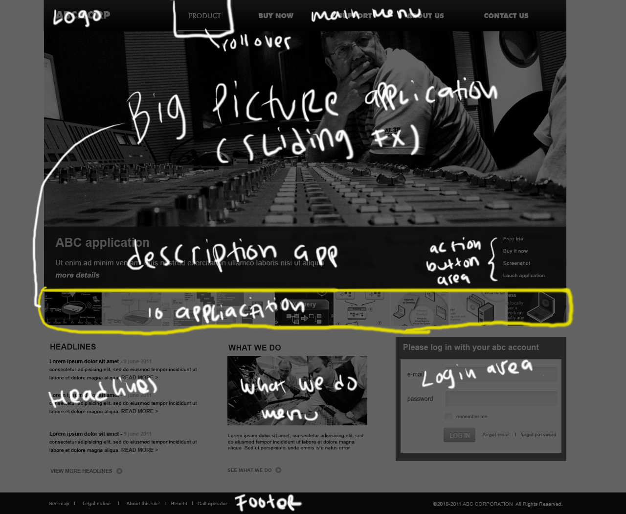 Web Design par monographic pour ce projet | Design #407331
