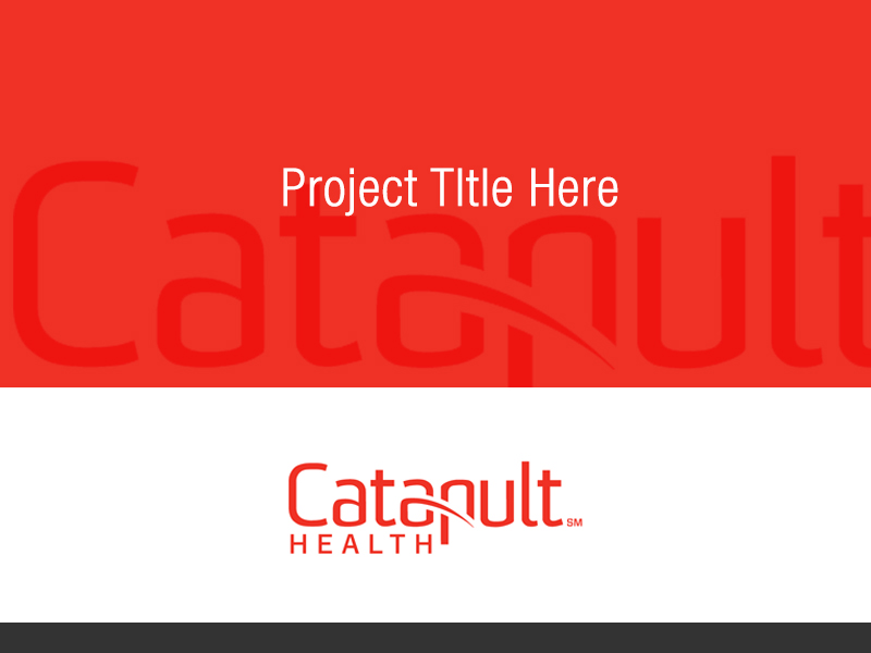 PowerPoint-Design von NexQuix für Catapult Health | Design #7800417