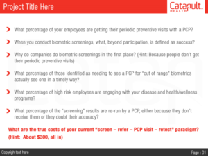 PowerPoint Design by NexQuix for Catapult Health | Design: #7800420