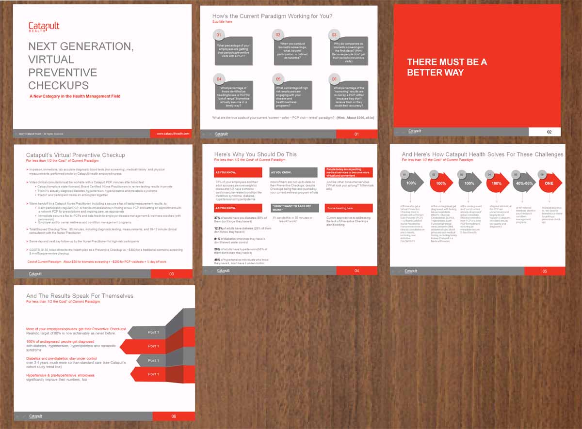 PowerPoint Design by rkailas for Catapult Health | Design #7865980