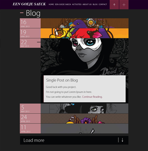 Wordpress Design by Rock'n'Roller for Pilgrims | Design: #1933948