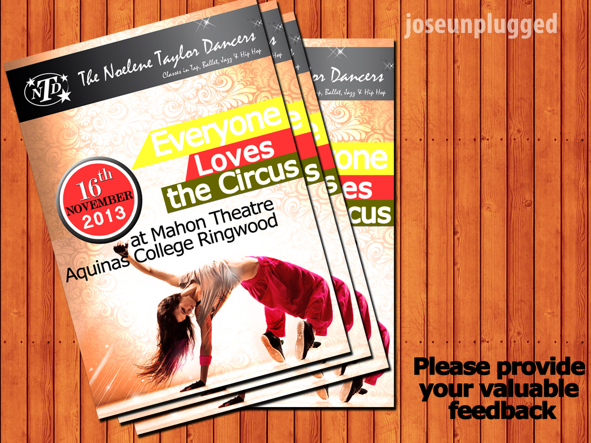 Diseño de Póster por joseunplugged para The Noelene Taylor Dancers | Diseño #1948346