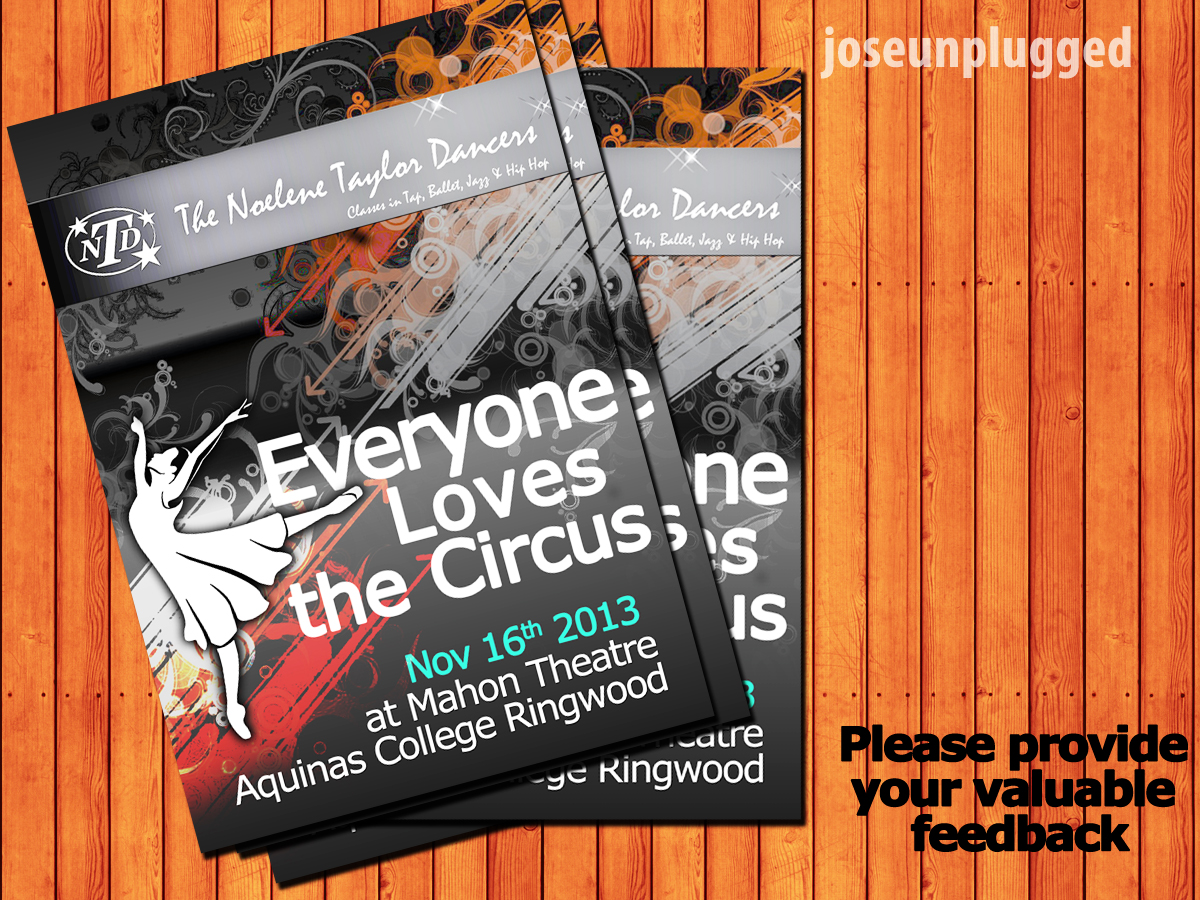 Design de Poster par joseunplugged pour The Noelene Taylor Dancers | Design #1949878