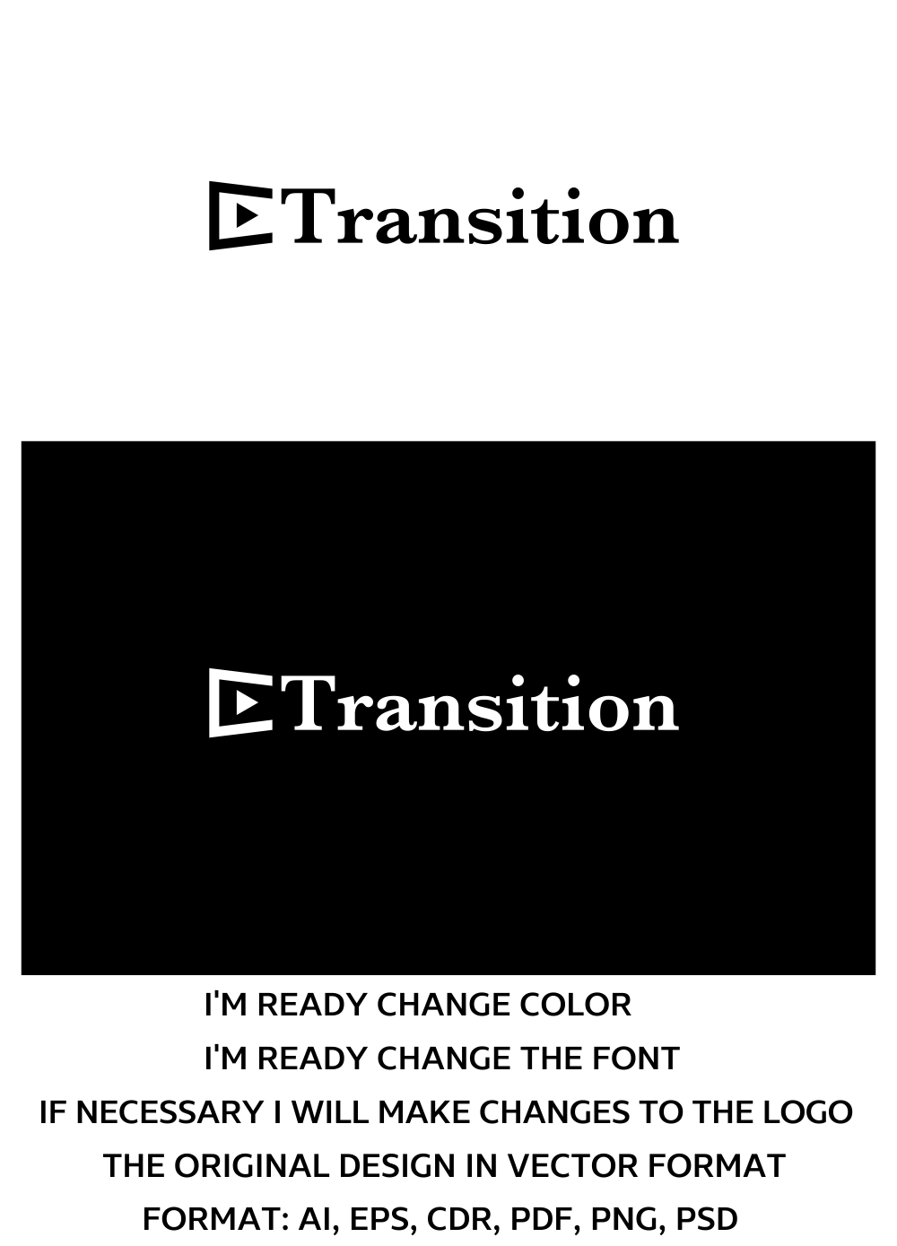 Logo Design by artsterdam for Transition Video Ltd | Design #7804649
