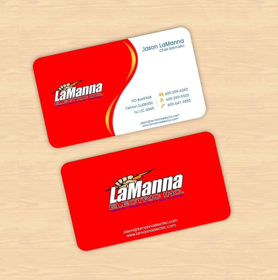 Stationery Design by abir hassain for LaManna Electric, Inc. | Design #1959113