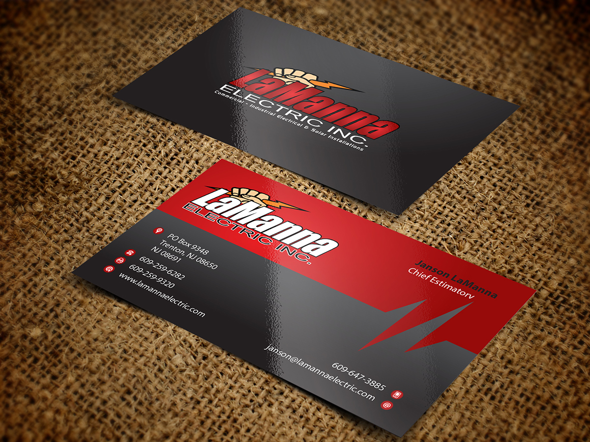 Stationery Design by BrandWar for LaManna Electric, Inc. | Design #1965679