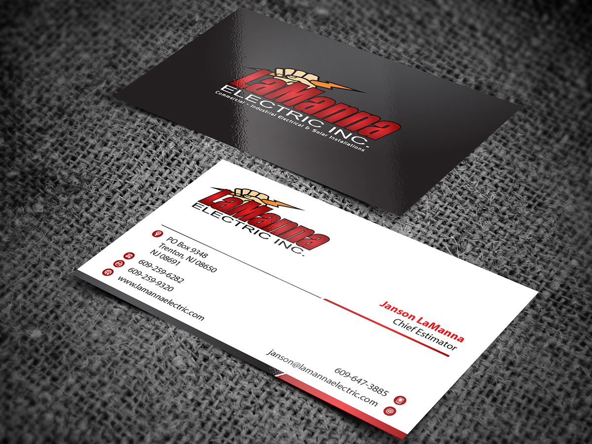 Stationery Design by BrandWar for LaManna Electric, Inc. | Design #1965800