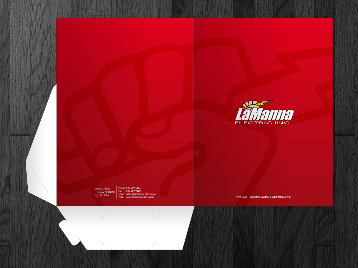 Stationery Design by Atvento Graphics for LaManna Electric, Inc. | Design #2066002
