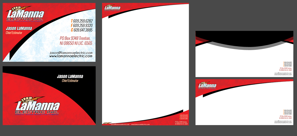 Stationery Design by jeckx2 for LaManna Electric, Inc. | Design #1982350