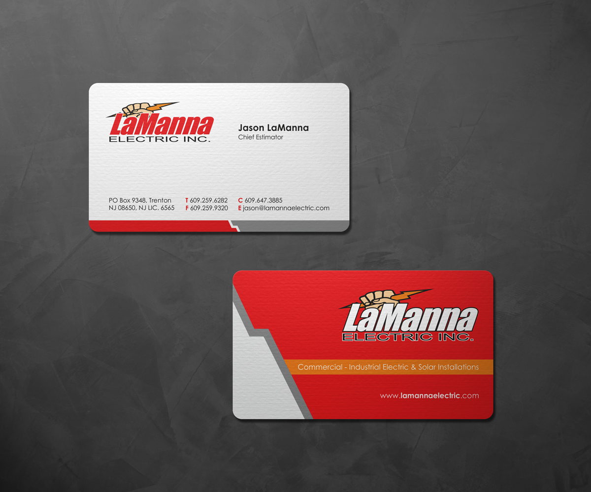 Stationery Design by logodentity for LaManna Electric, Inc. | Design #1932498