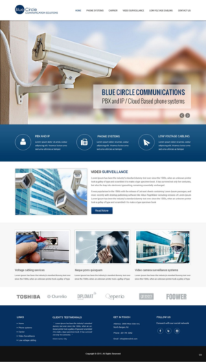 Web Design by pb for this project | Design: #7816963