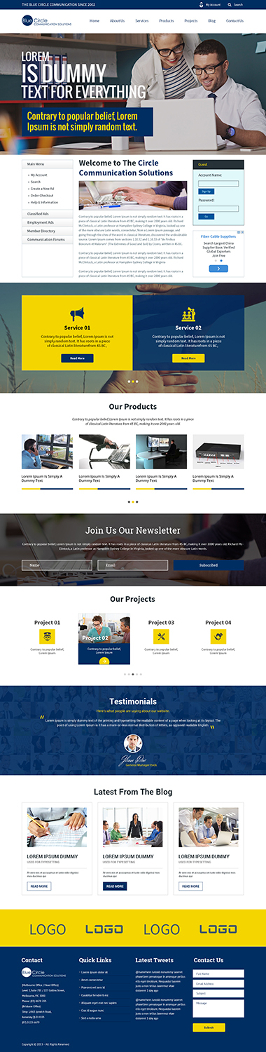 Web Design by iLibart for this project | Design #7814237