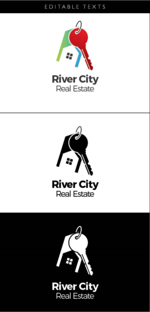 Logo-Design von SDCDesign für River City Real Estate, LLC | Design: #7810356