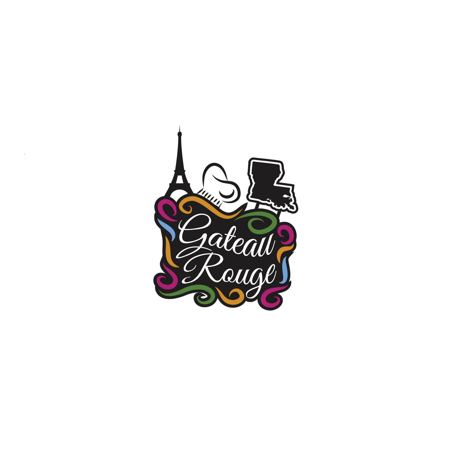 Logo-Design von wall-jamboree für Gateau Rouge LLC | Design #7859492