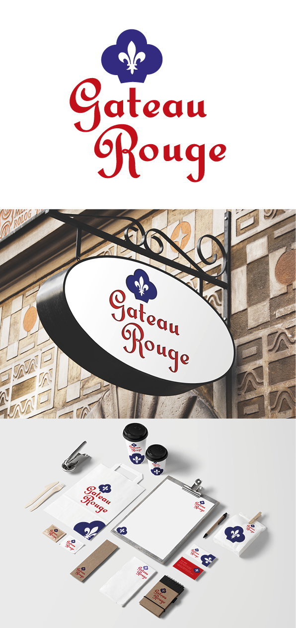 Logo Design by jm.estines for Gateau Rouge LLC | Design #7841970