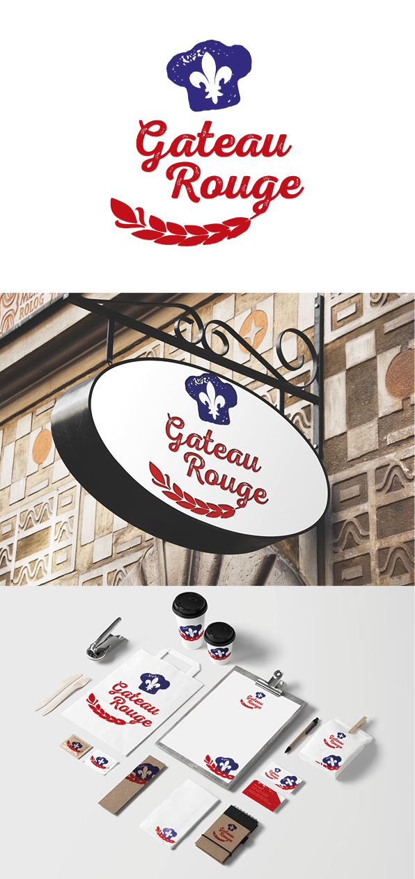 Logo Design by jm.estines for Gateau Rouge LLC | Design #7842029