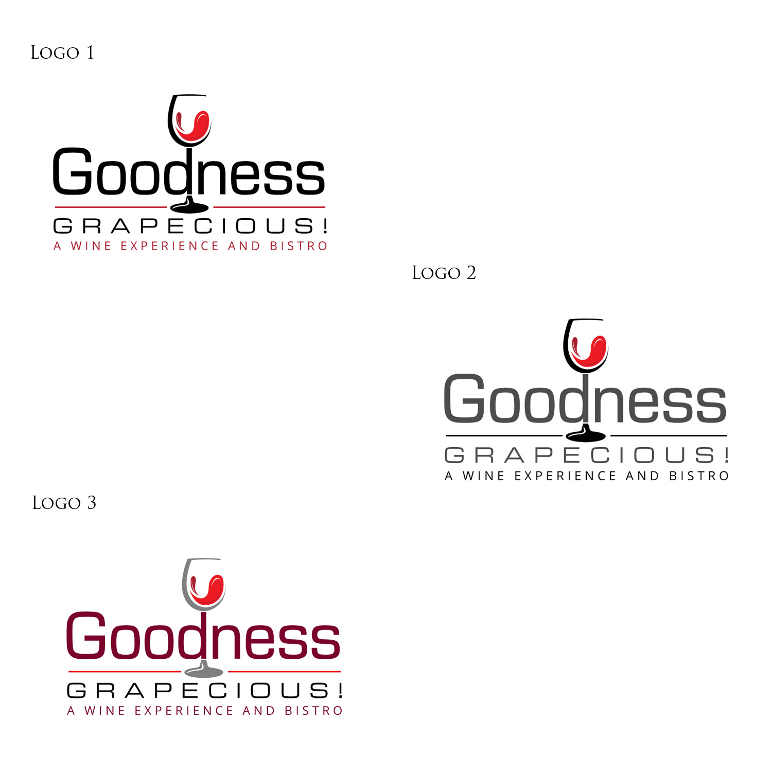 Logo Design by anushka_snigdha for Goodness Grapecious! | Design #7817780