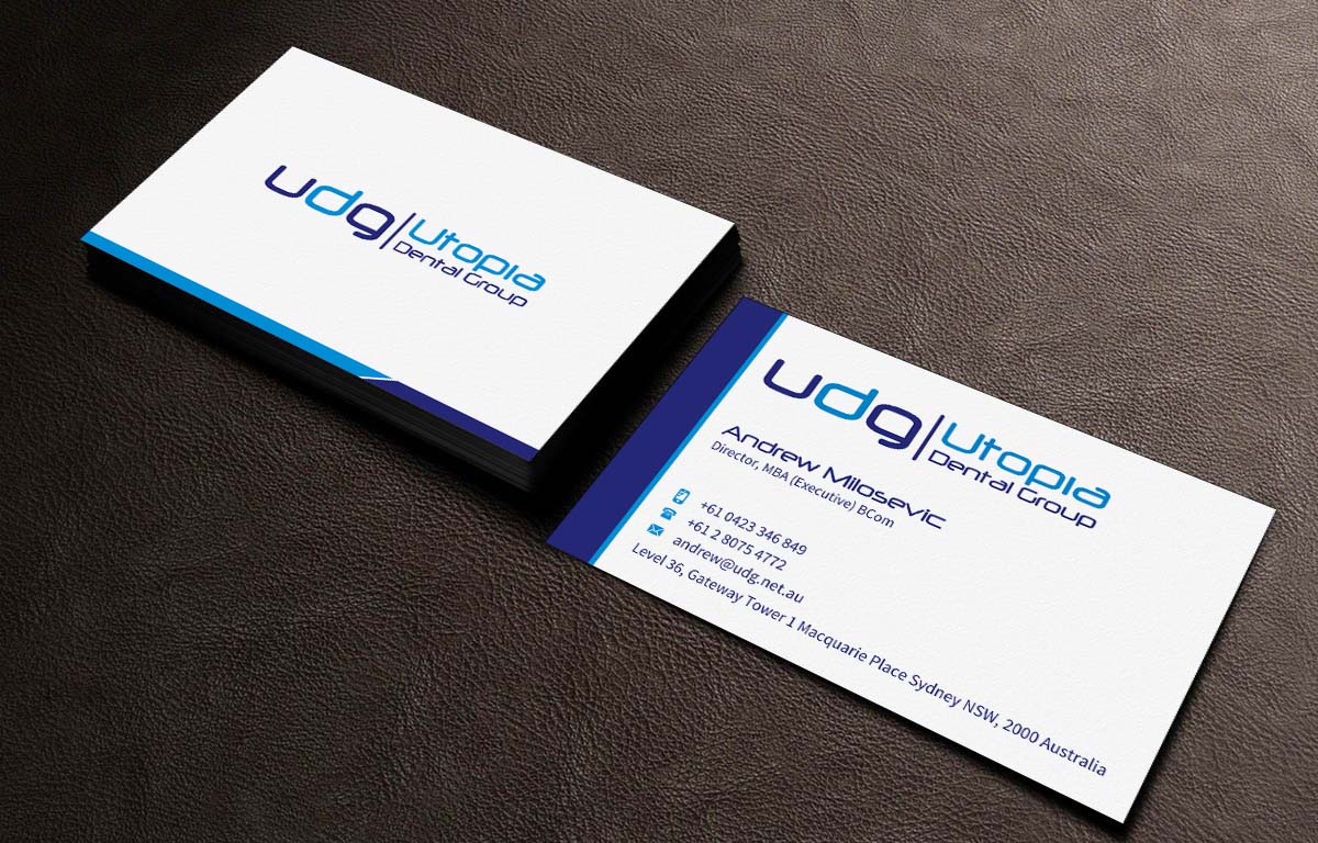 Visitenkarten-Design von INDIAN_Ashok für Utopia Dental group | Design #7804923