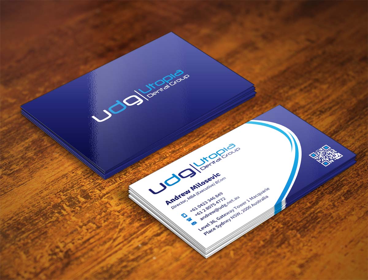 Diseño de Tarjeta de Presentación por INDIAN_Ashok para Utopia Dental group | Diseño #7804925