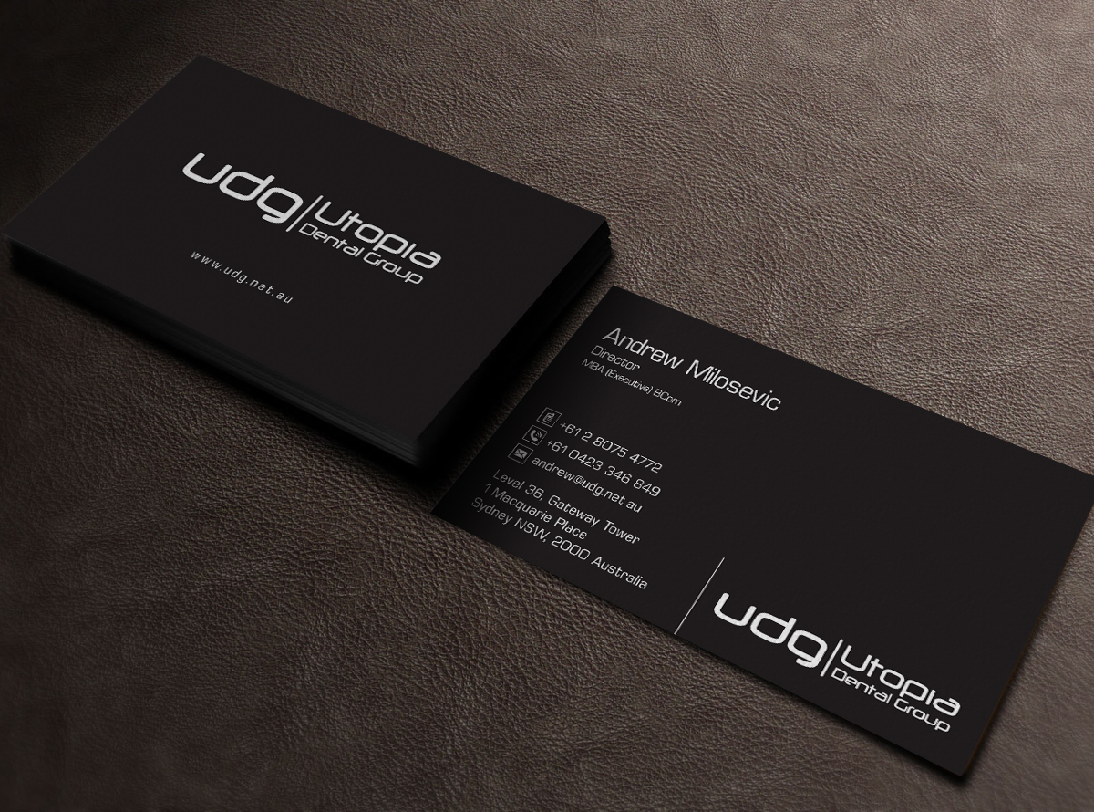 Diseño de Tarjeta de Presentación por toyz86 para Utopia Dental group | Diseño #7803860