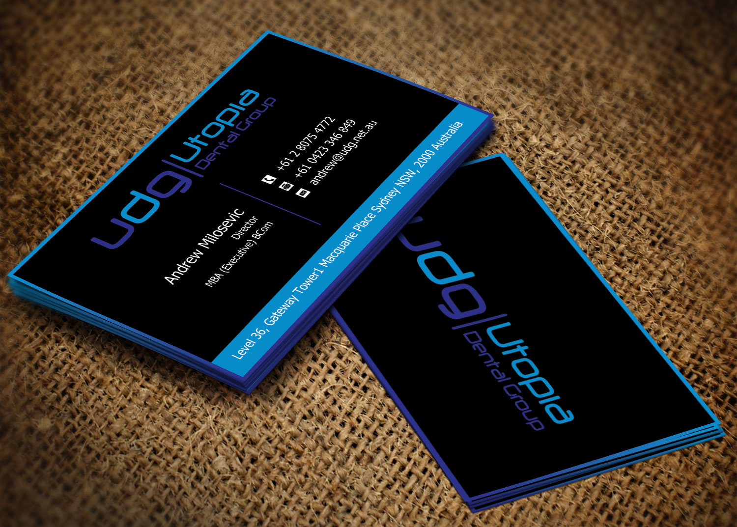 Business Card Design by Lanka Ama for Utopia Dental group | Design #7805263