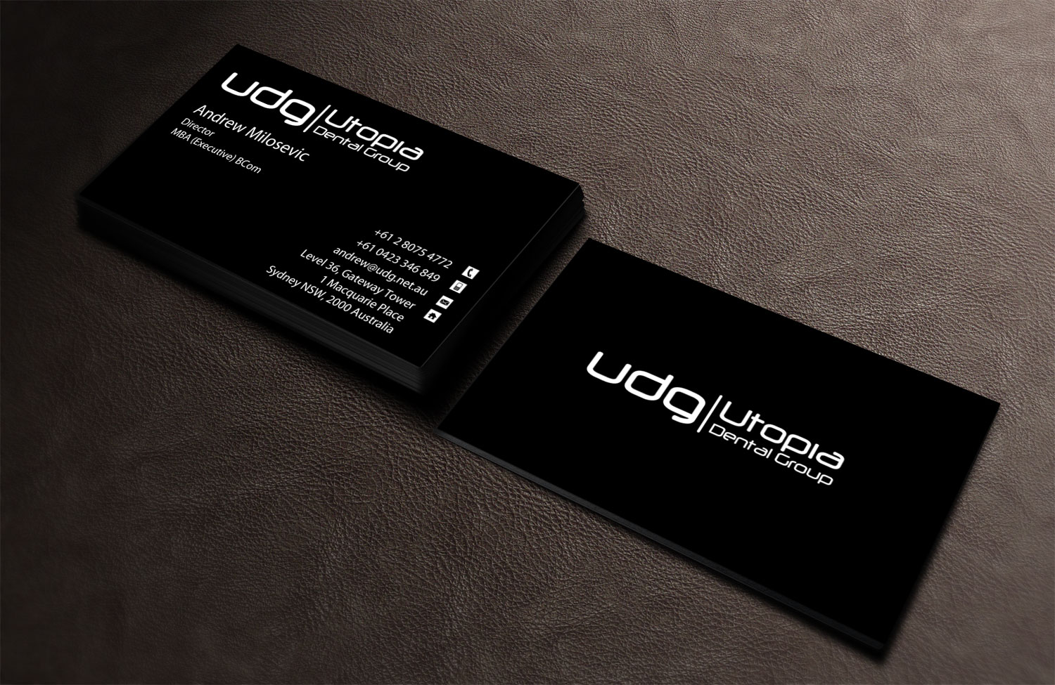 Diseño de Tarjeta de Presentación por Lanka Ama para Utopia Dental group | Diseño #7805269