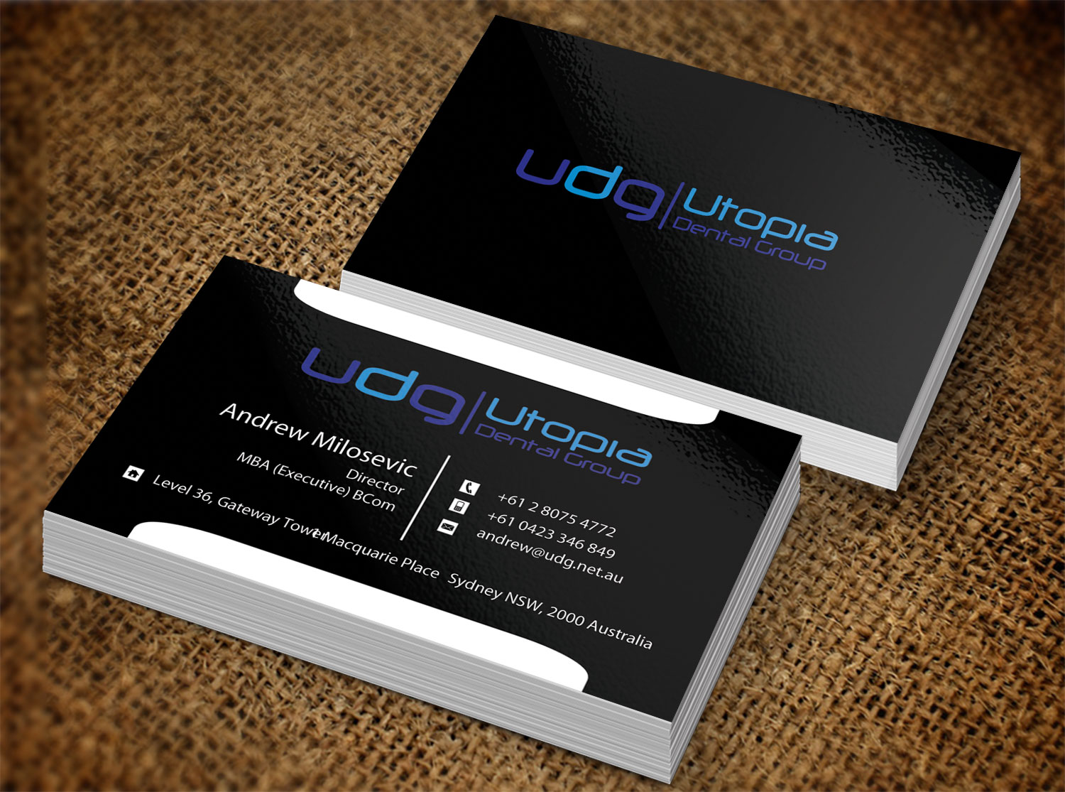 Business Card Design by Lanka Ama for Utopia Dental group | Design #7805285