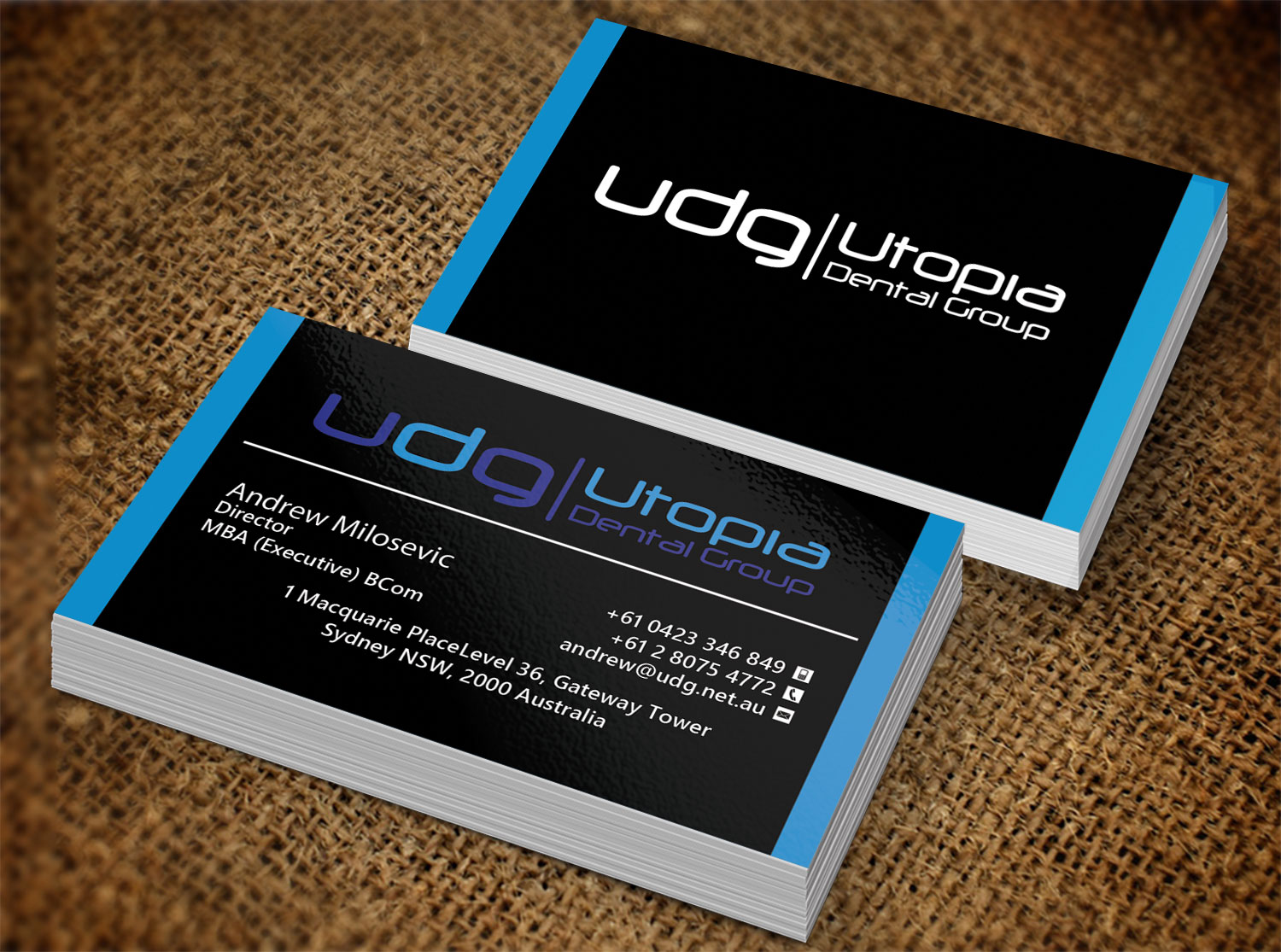 Business Card Design by Lanka Ama for Utopia Dental group | Design #7805295
