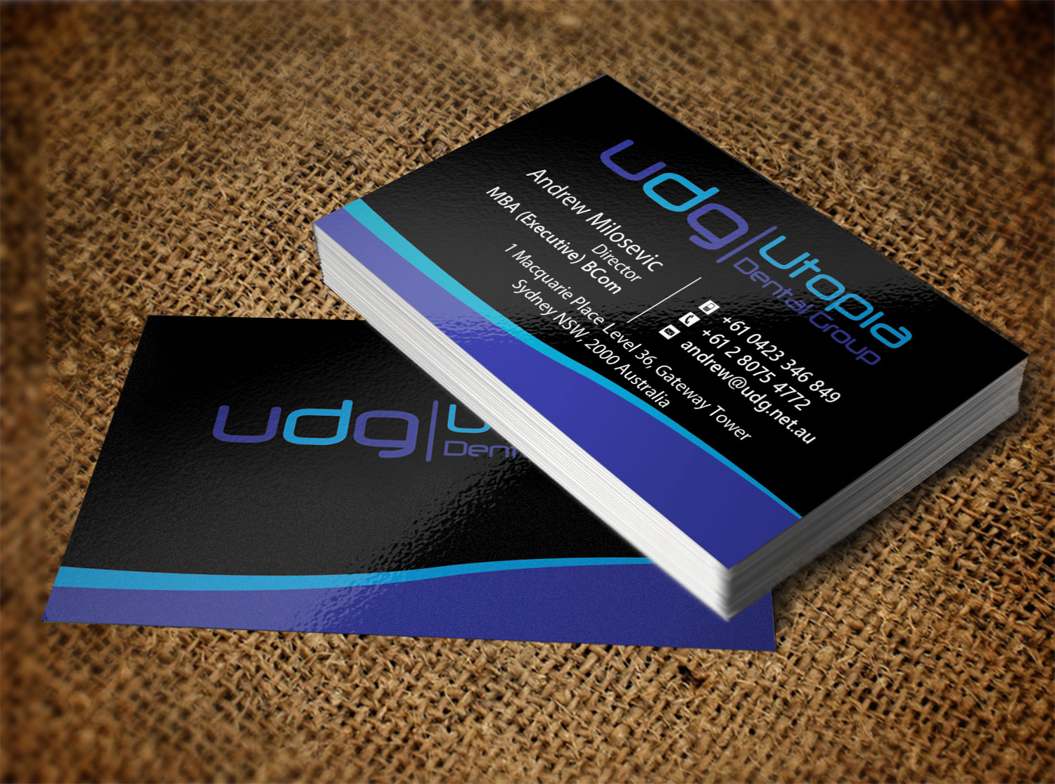 Business Card Design by Lanka Ama for Utopia Dental group | Design #7805296