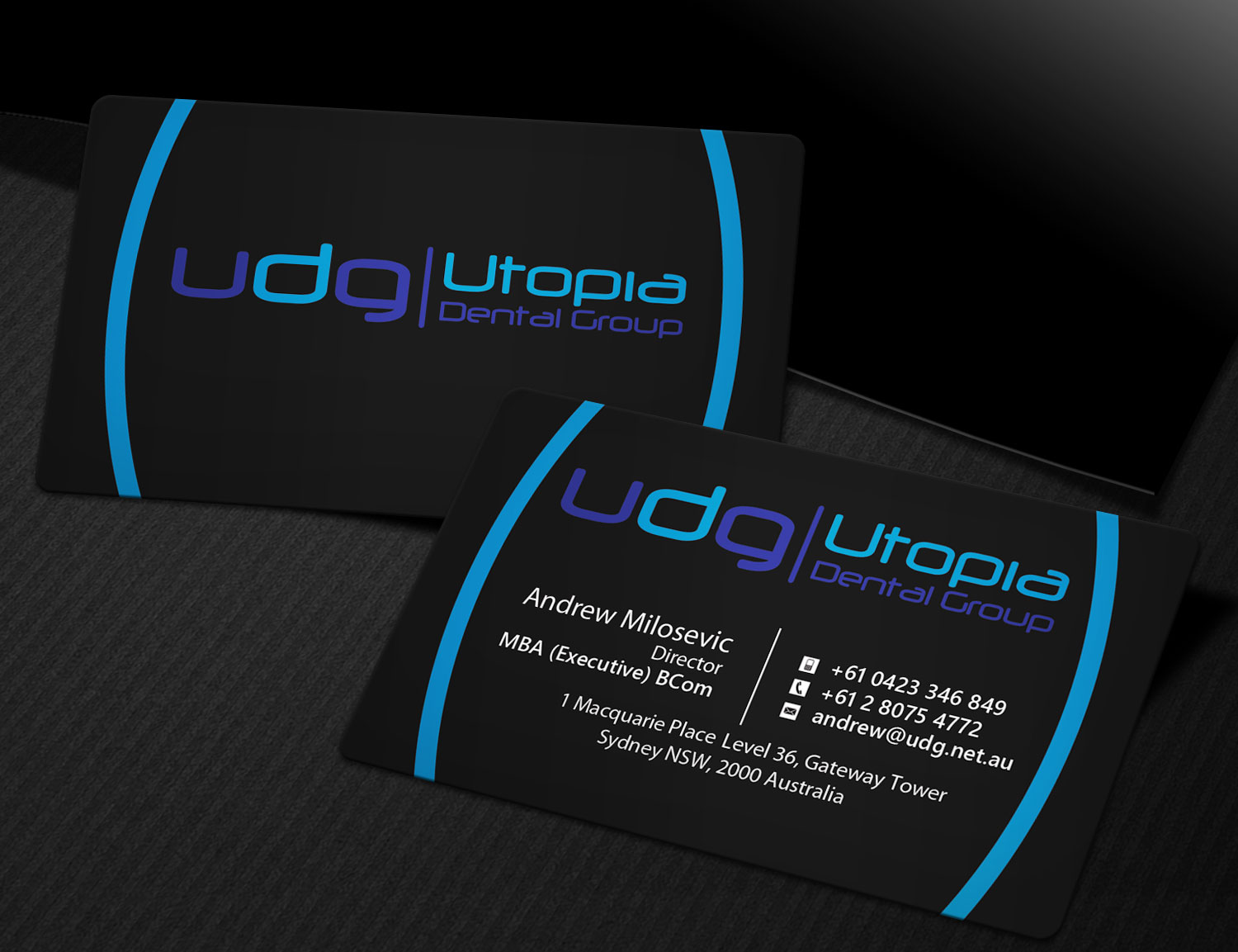 Business Card Design by Lanka Ama for Utopia Dental group | Design #7805298