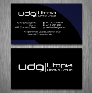 Diseño de Tarjeta de Presentación por Lanka Ama para Utopia Dental group | Diseño: #7813642
