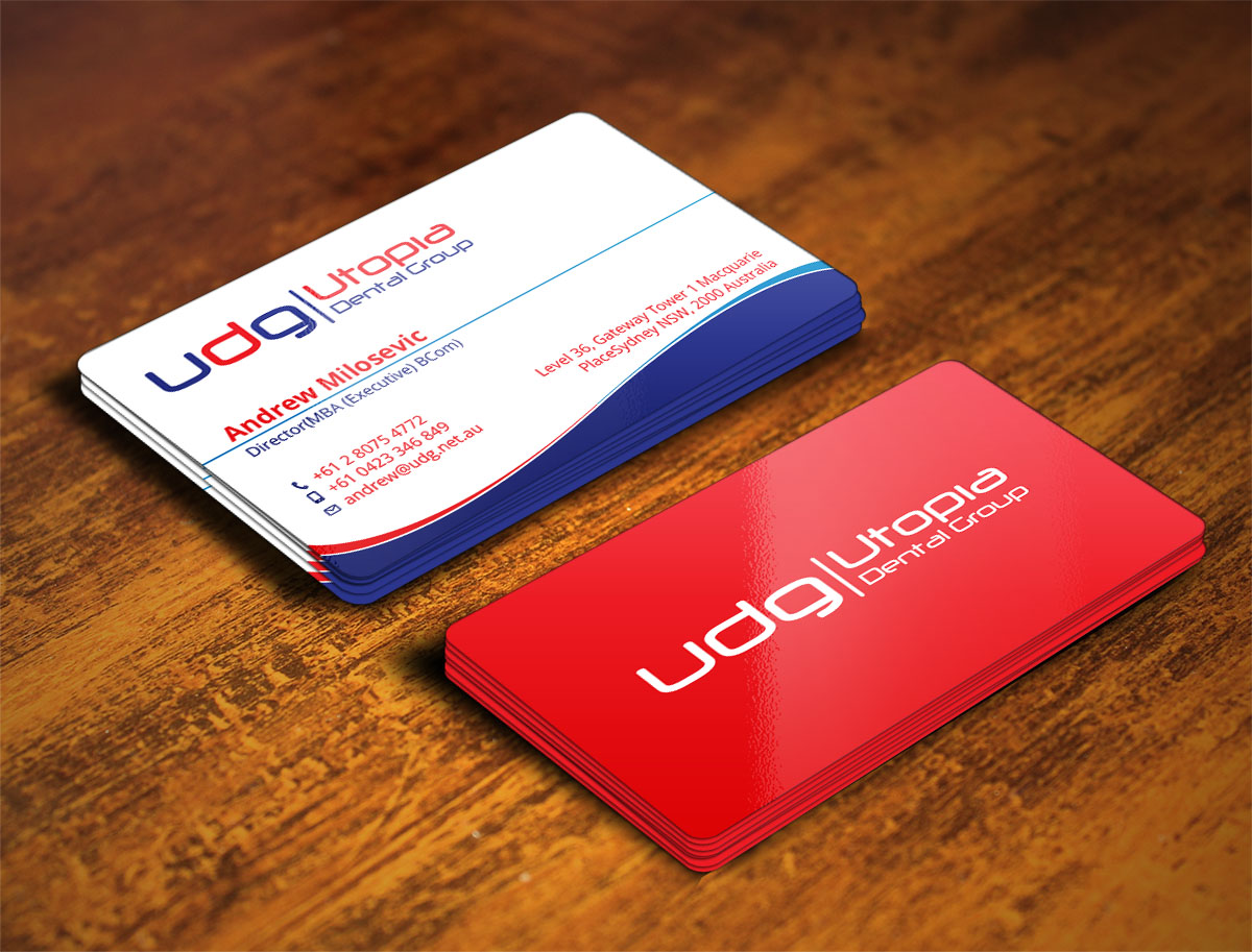 Business Card Design by Verified artistry (Design garden) for Utopia Dental group | Design #7802515