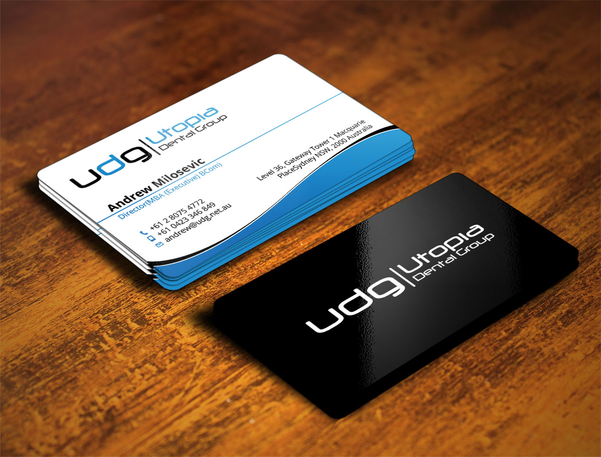Business Card Design by Verified artistry (Design garden) for Utopia Dental group | Design #7802516