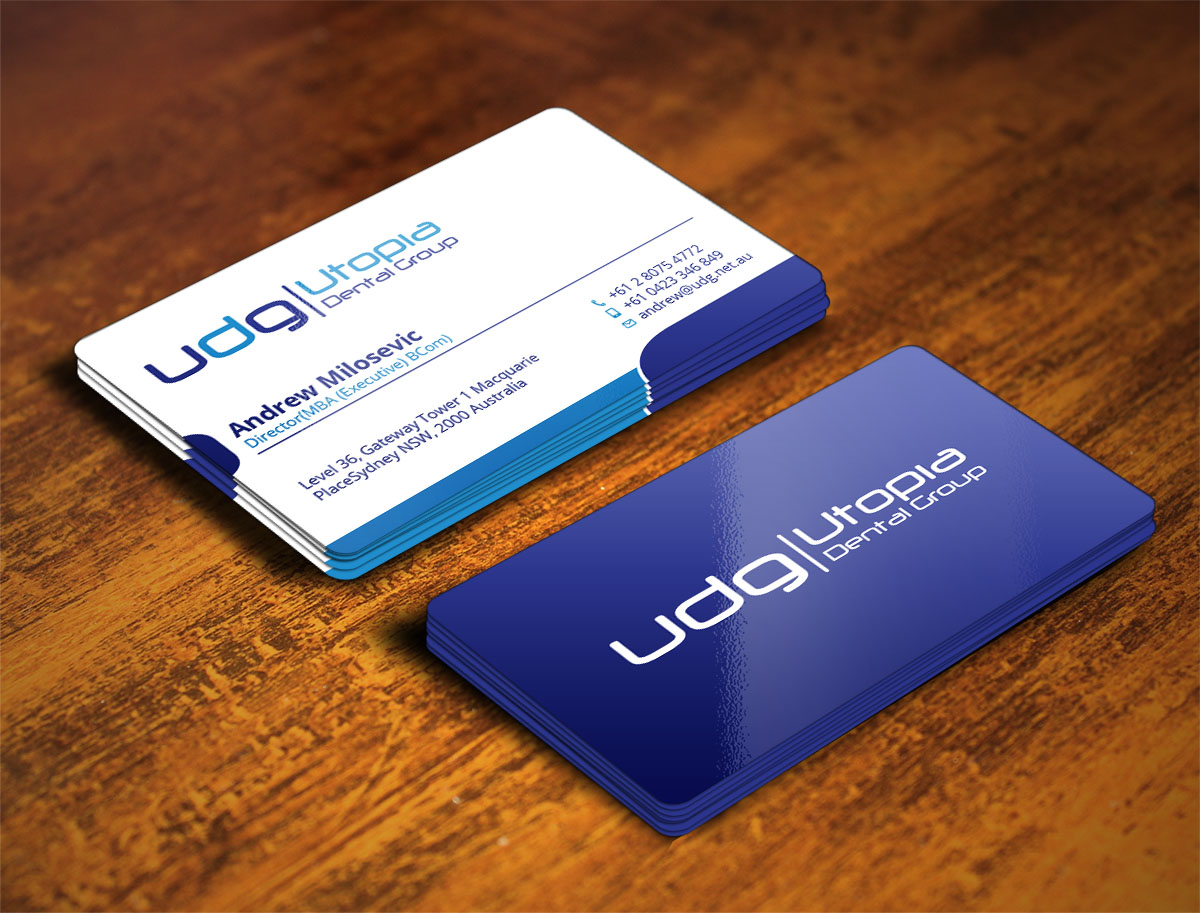 Business Card Design by Verified artistry for Utopia Dental group | Design #7802520